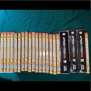 ‪attack on titan volumes 1-21‬ ‪ღゝ◡╹)ノ♡‬